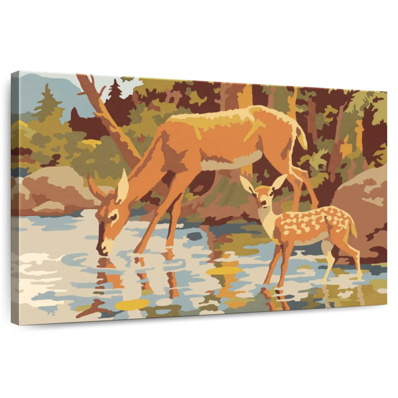 Deer And Fawn