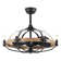 Arezo 27.17" Classic Black Caged Farmhouse Ceiling Fan With Light Kit And Remote Control