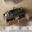 Meuble-lavabo simple 48 po avec comptoir en pierre noire, meuble-lavabo flottant en bois massif multi-couches avec un tiroir et une armoire-811539850-1061511588