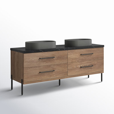 Dasher 72" Double Bathroom Vanity