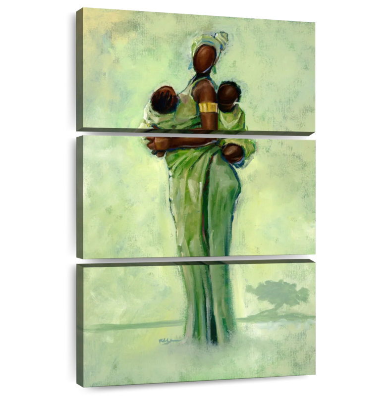 Leisha Raising Two Nations, 32" H x 20" W