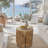 HOMCOM Tree Stump Stool