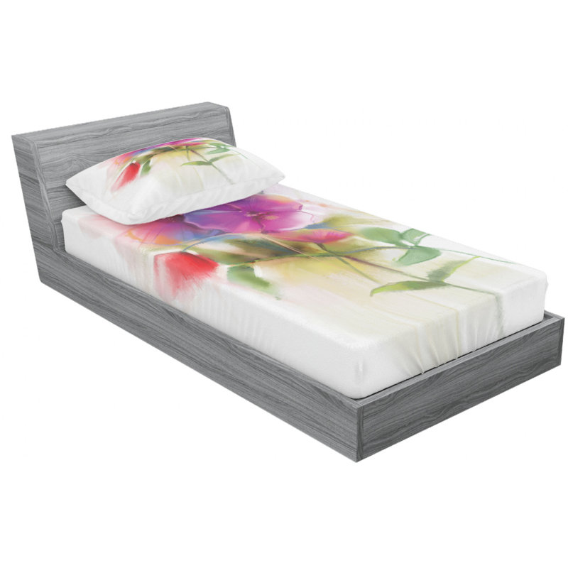 Microfiber Sheet Set, Twin XL Sheet Set with Fitted Sheet
