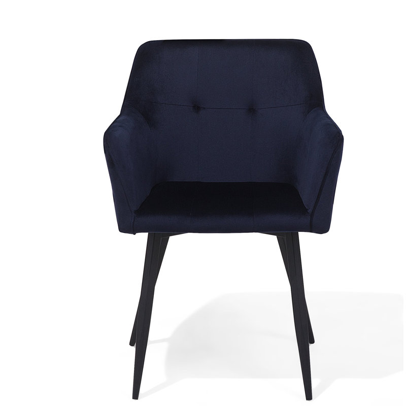 Willenhall 41cm H Tufted Armchair, Dark Blue