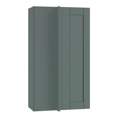Gallery Express Mercer Plywood Assembled 24 in. W X 12 in. D X 42 in. H Corner Blind Kitchen Cabinet Left in Meadow