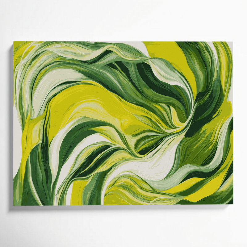 Art mural sur toile Lyrical Abstraction 100, H 16 po x l 20 po
