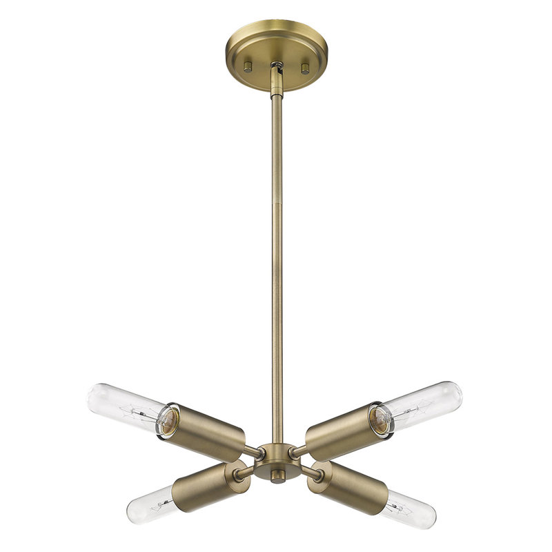 Luminaire suspendu pour îlot de cuisine 4 lumières Peachey