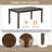 Alfonso 6 - Person Four Leg Dining Set-782530169-782530172-782530175