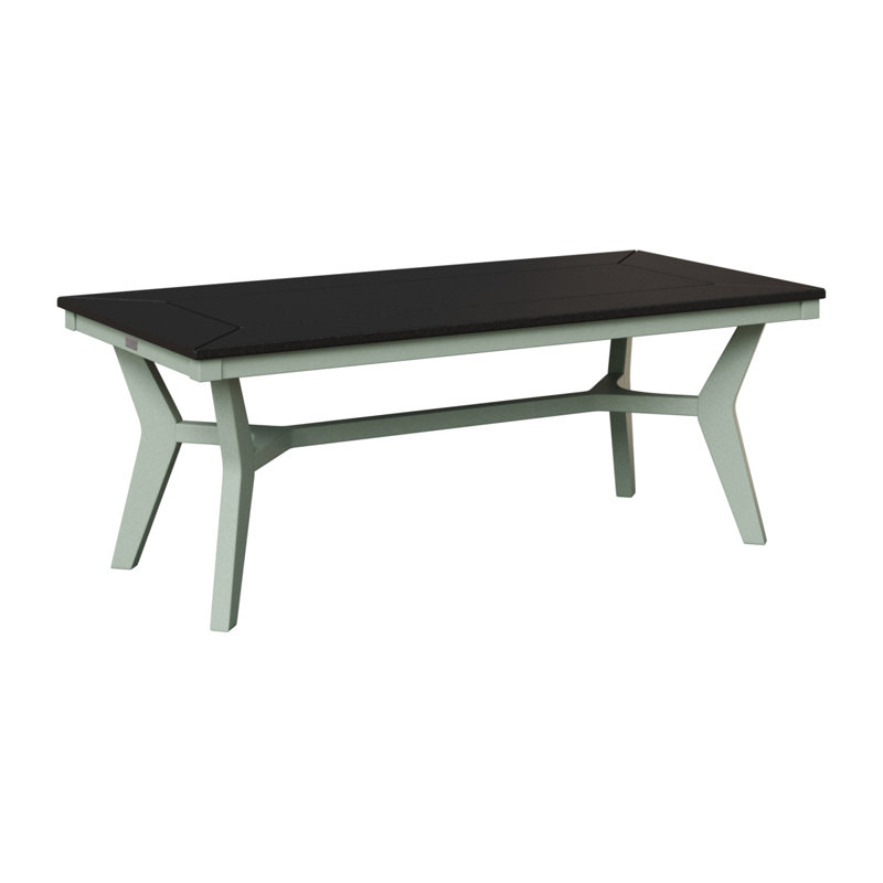 Table basse berlinoise Berlin, Noir, Écume de mer, écume de mer