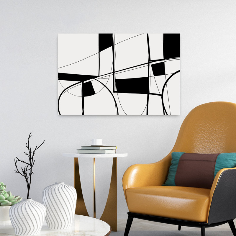 Art contemporain, art contemporain abstrait, H 16 po x l 24 po