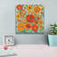  «Sun Poppies 3» par Cheryl Warrick, art mural sur toile, 12 po x 12 po-819610017
