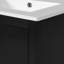 Meuble-lavabo simple 24 po avec plateau en céramique-375334755