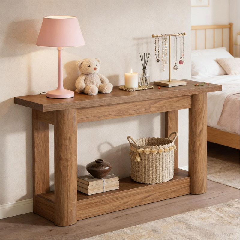 Entryway Table,2-Tier Console Table,Sofa Table