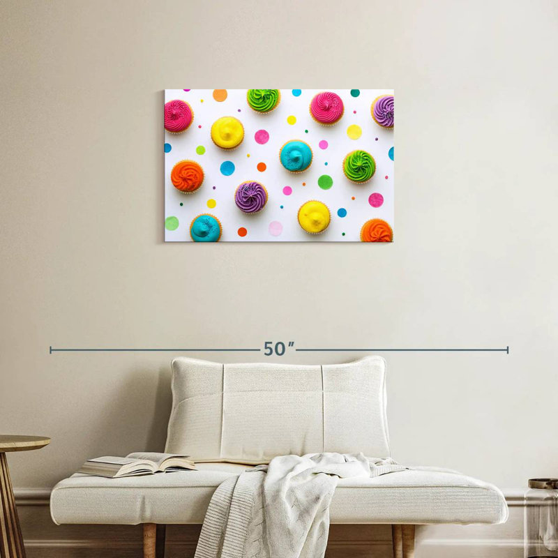 Yarlin Cupcakes, 20" H x 30" W