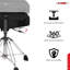  Siège rembourré 4 po Drum Throne W