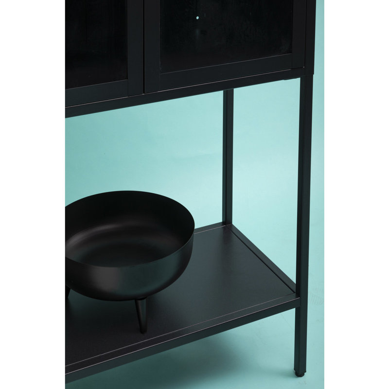 Jhonna 2 -Door 2 -Shelf, Black