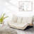 Gray Foldable Padded Folding Recliner Lounge Bed-1854077382