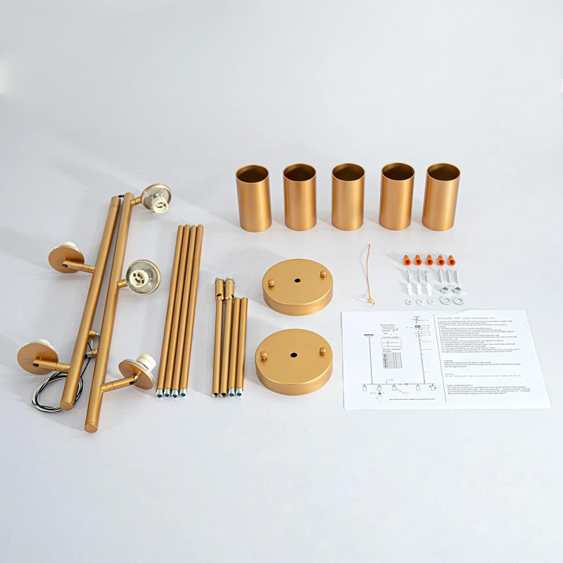 5-Light LED Track Lighting Kit with Adjustable Heads