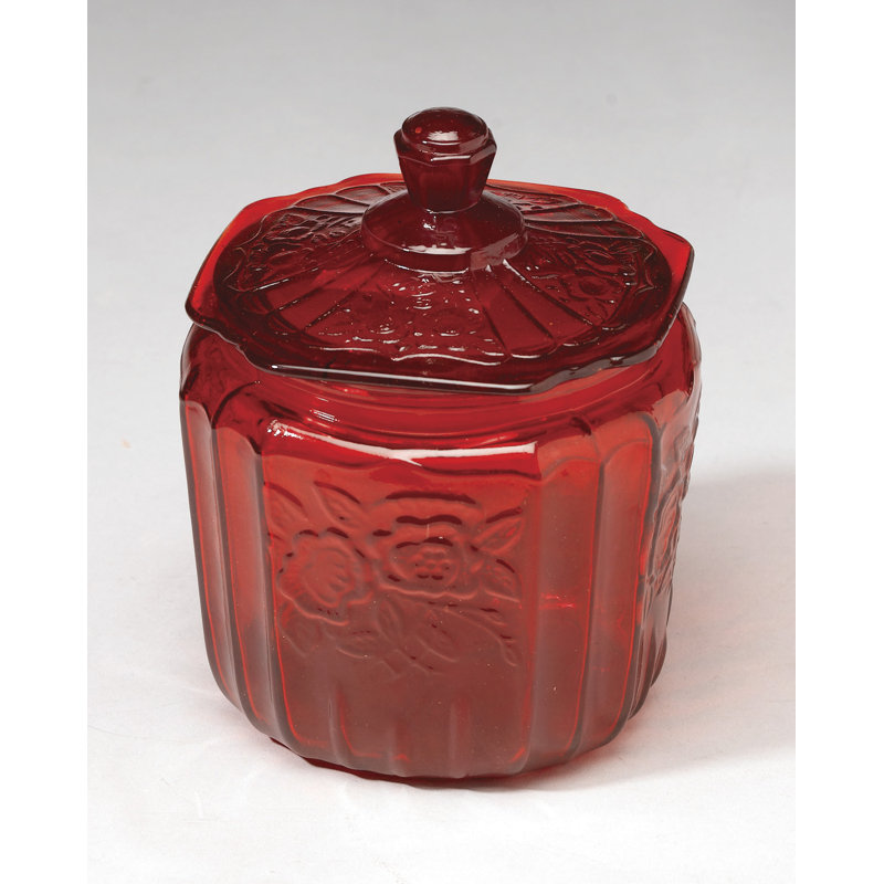 Pot de rangement Mayfair, rouge