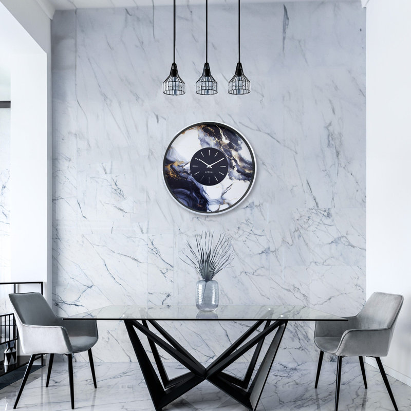 Modern Classic Aluminium Wall Clock