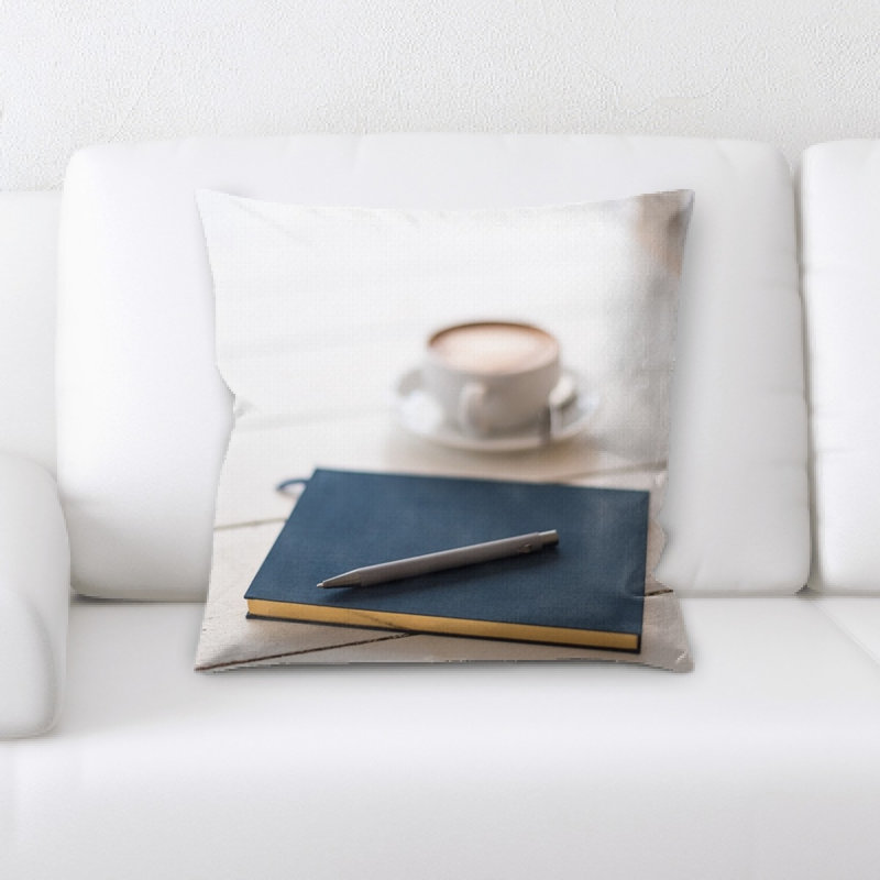 Microsuede Reversible Throw Pillow