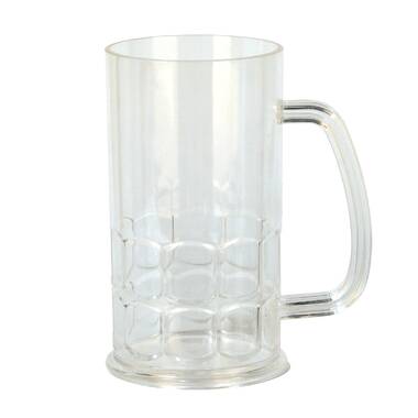 Libbey Heidelberg Glass Beer Mugs, 16-ounce, Set of 4 