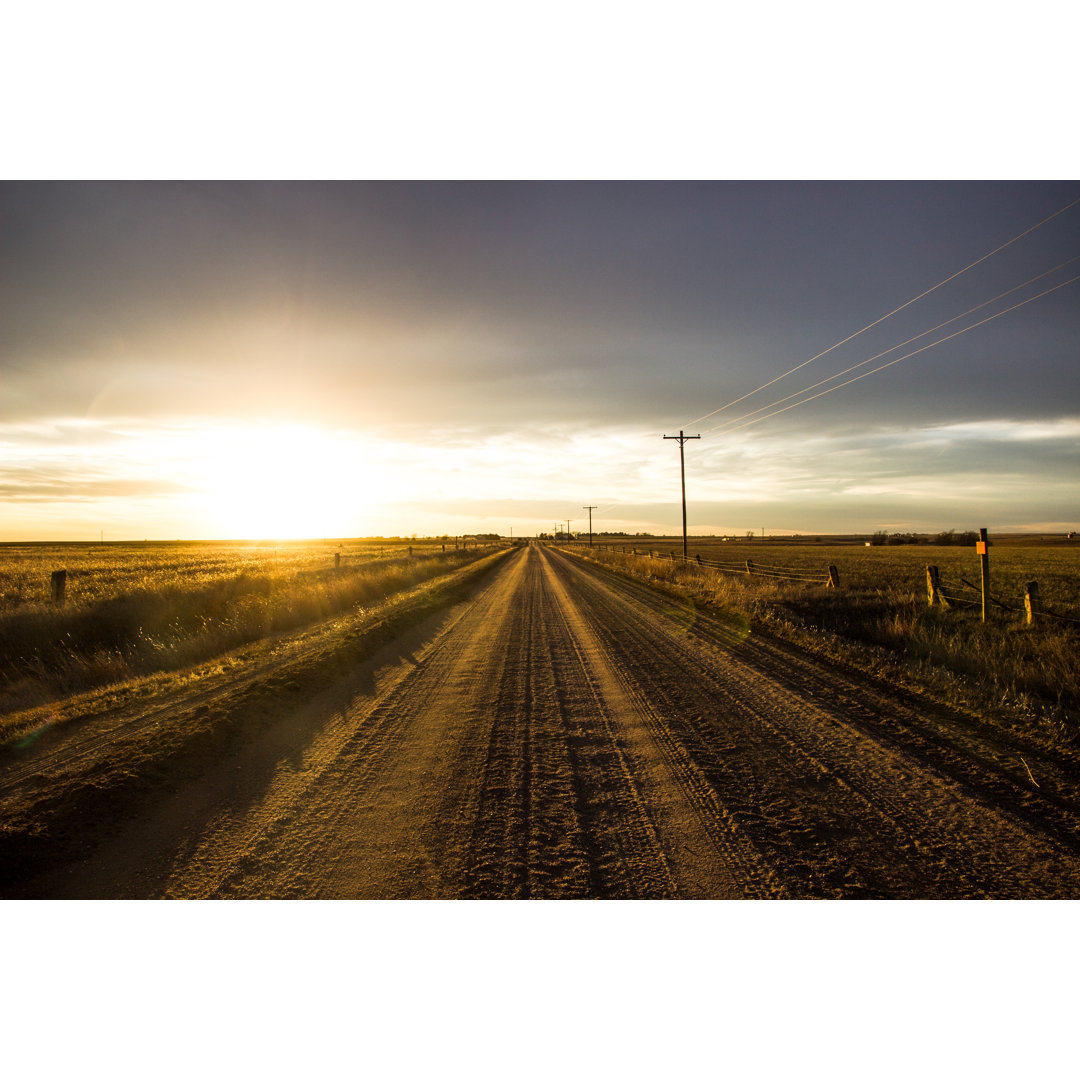 Country Backroad von Paul Knightly - Leinwandfoto