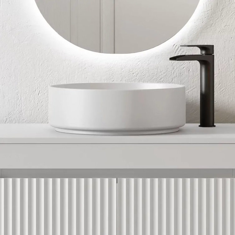 Lucena Bath 14.5'' Ceramic Circular Bathroom Sink