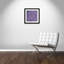 Eada «Vibrant Purple Square I», reproduction encadrée