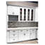 Armoire blanche de style shaker de 15 po avec tiroir à fermeture en douceur et bois massif-129500594