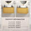 Meuble-lavabo mural simple 30 po avec comptoir