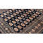 Hand-Knotted High-Quality Red and Black Area Rug