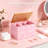 Pink Bow‑Print Tampon Storage Box