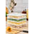 Set of 4 Plastic Storage Boxes, White, 10.8 x 2.0 x 8.9 inches | 100% Dishwasher-Safe | Ideal for Organizing Kitchen, Bathroom, and Home Office | Durable, Lightweight, and Space-Saving Design-165327182