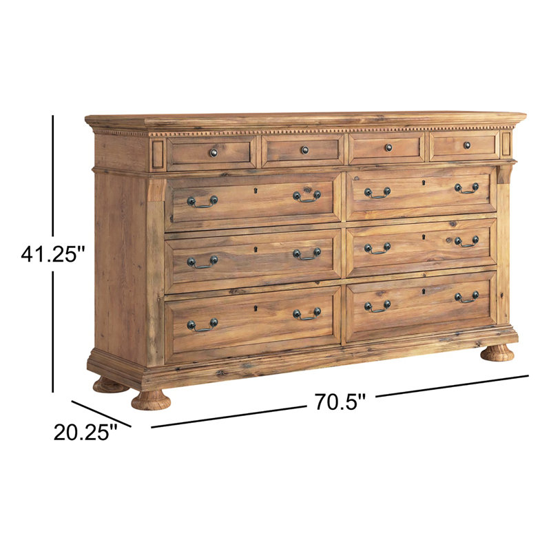 Commode double 10 tiroirs Veronica