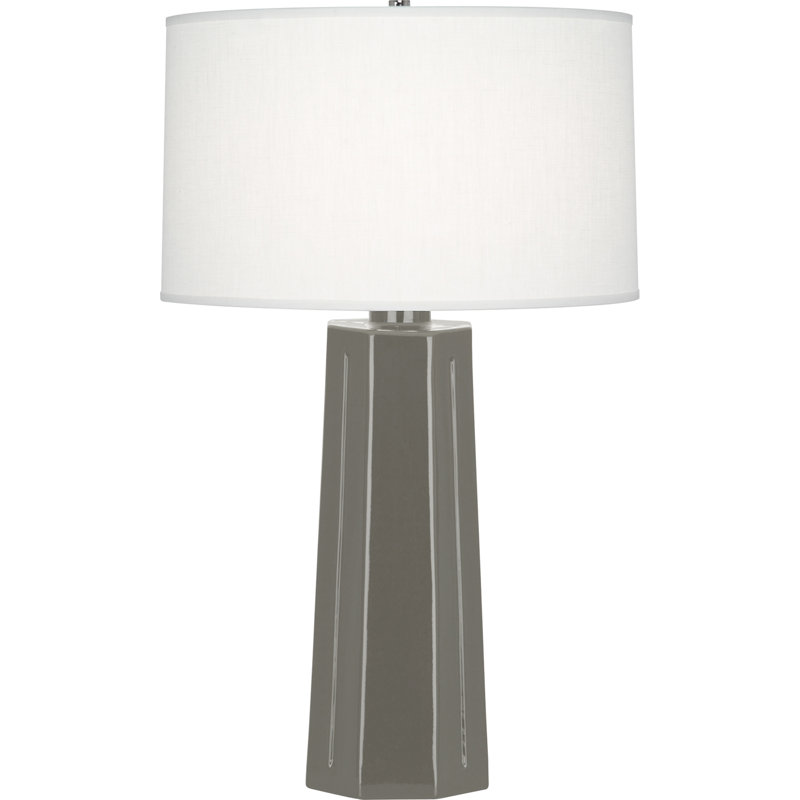 Mason Ceramic Table Lamp, Ash