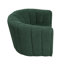 Chaise rembourrée en tissu avec base pivotante en métal Boucle-118039875