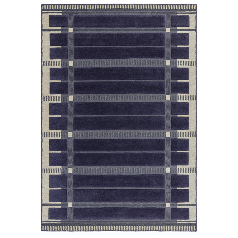 Cati Rectangle Wool Hand Tufted Dhurrie, Rectangle 120 x 170cm