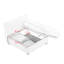 Canapé modulaire moderne en U avec rangement et 2 repose-pieds avec rangement-1003460556