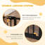 Pressure Mounted Pet Gate With Door-94282341-94282344