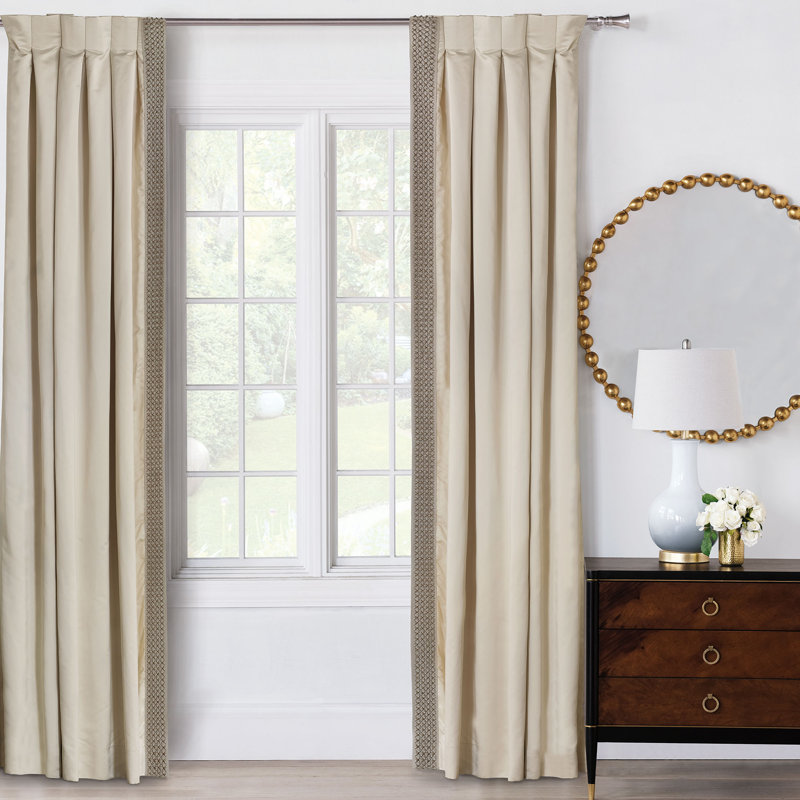 Rideau simple occultant Silvio, L 20 po x L 120 po, Oui