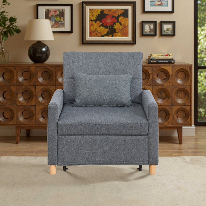 3-In-1 Adjustable Backrest Telescopic Sofa Bed