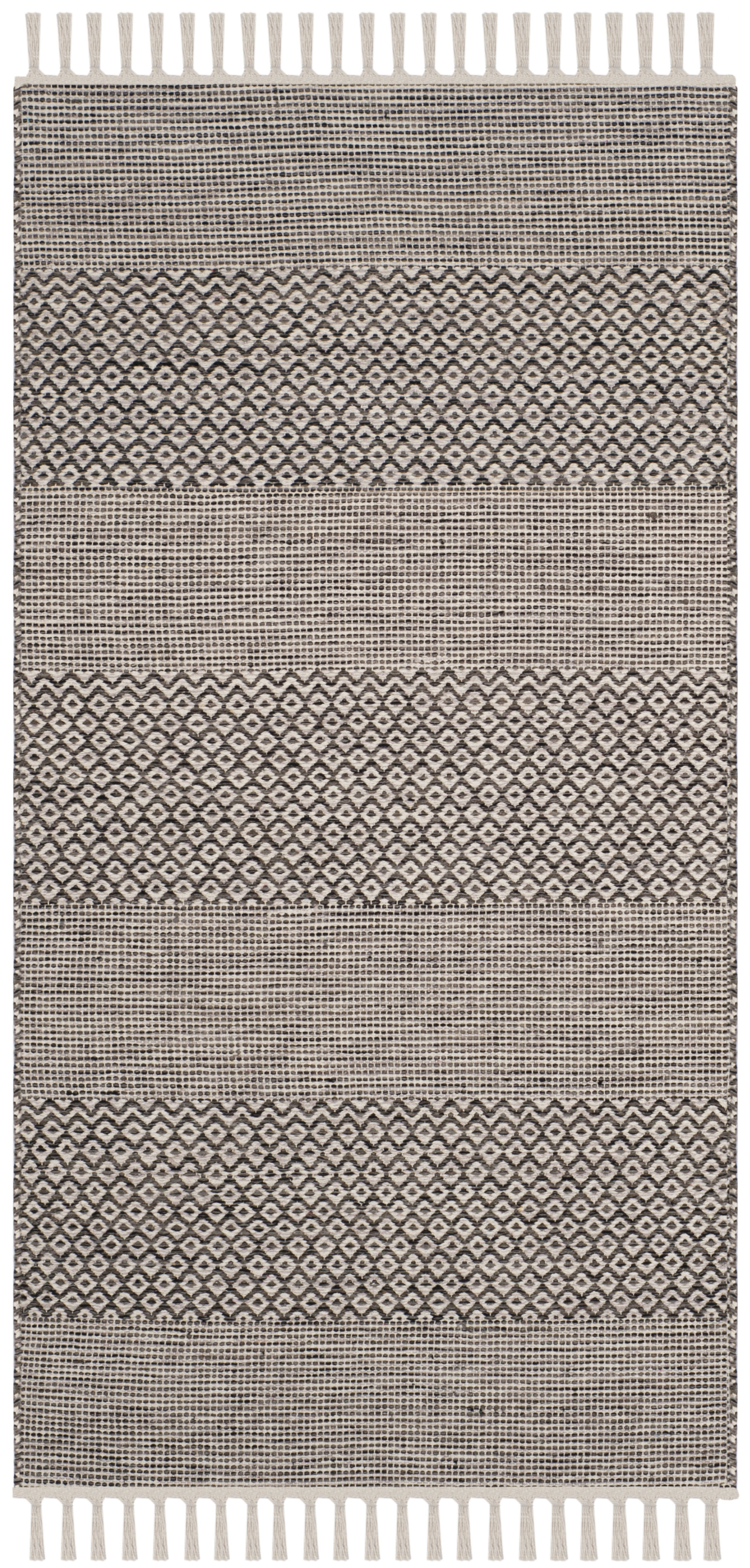 Litchfield Handmade Flatweave Wool/Cotton Area Rug in Cream Langley Street Rug Size: Rectangle 5' x 7'6