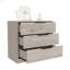 Commode 3 tiroirs, plateau supérieur Kaia