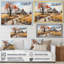 Countryside Rustic Barn Patchwork II - Landscapes Canvas Prints-1199411182-1199411177