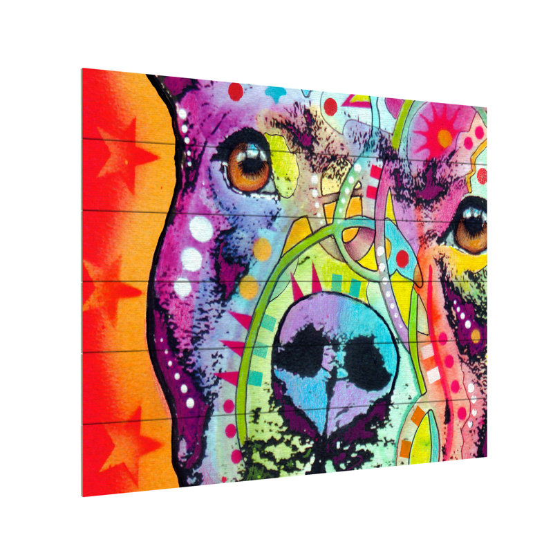 Modern & Contemporary, 18" H x 22" W x 0.5" D, Wood Slat