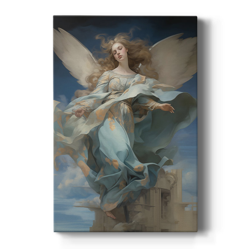 Série Religious CDXV - Toile tendue avec châssis de qualité supérieure - Prêt à être accroché, H 60 po x l 40 po