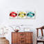 Three Pop Lips, reproduction d'art sur toile-2120788744