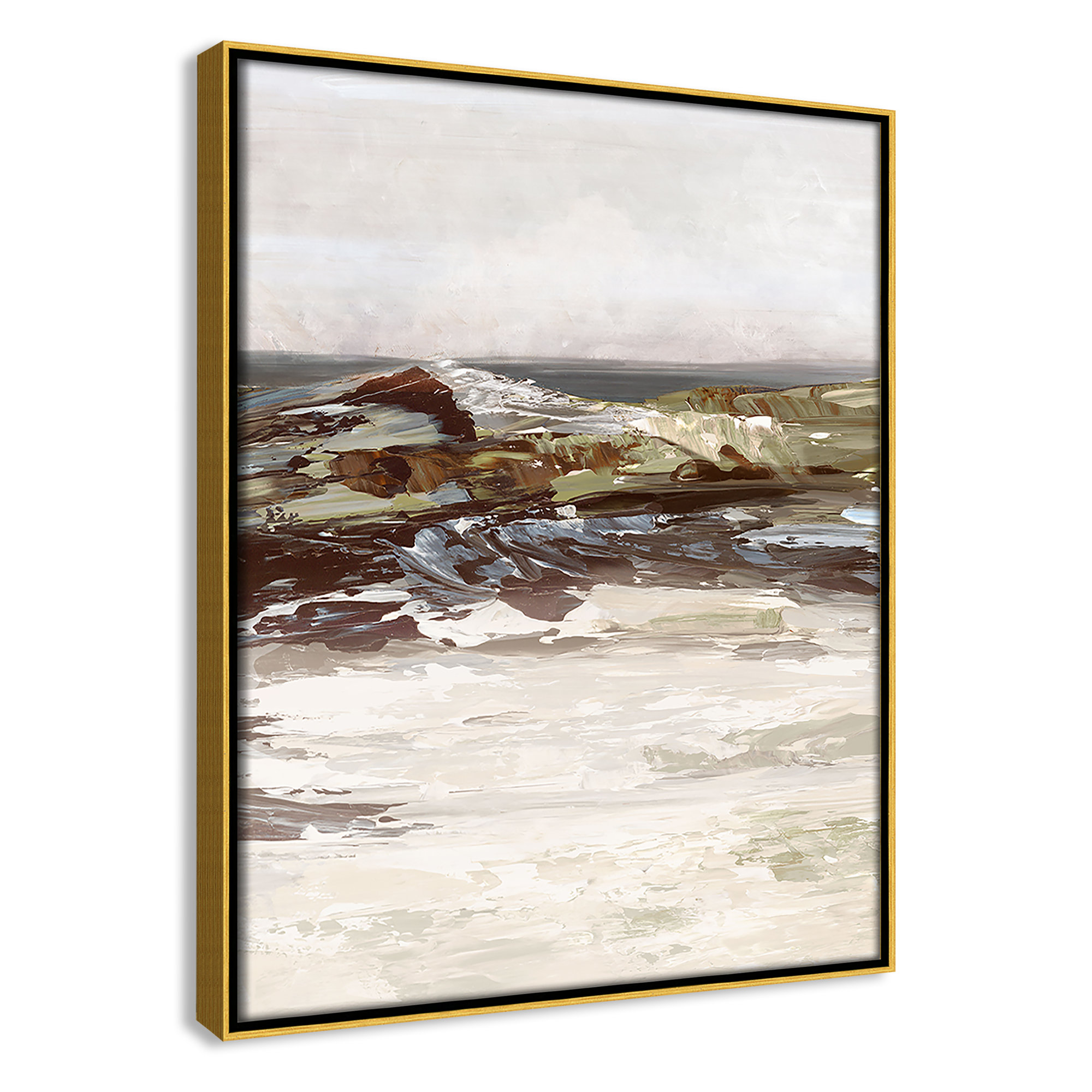 Stoney Peak Print by , Gold, 15.5" H x 12.5" W