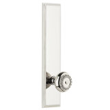 Grandeur Carré Tall Plate Double Dummy with Parthenon Door Knob